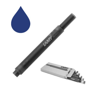 Lamy T10 Fountain Pen Ink Cartridges, 5-pk, Blue-Black