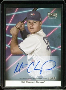 2022 Topps “archives” MATT CHAPMAN autograph AUTO numbered #/50 - Picture 1 of 2