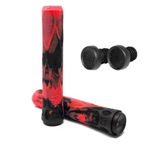 Core Pro Stunt-Scooter BMX Dirts Griffe soft 170mm Grips Lava (Schwarz/Rot) - Bild 1 von 5