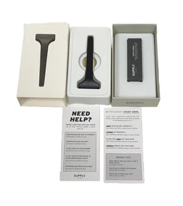 Supply Single Edge SE negro mate con cuchillas inyectoras nuevo - Imagen 1 de 9