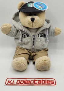 Starbucks Bearista 2005 New York Bear Grey Hoodie - Picture 1 of 4