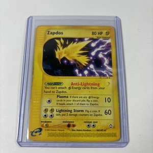 Tarjeta de JCC Pokémon Zapdos Aquapolis 44/147 sin holo 2002 casi nueva-vlp estado - Imagen 1 de 12