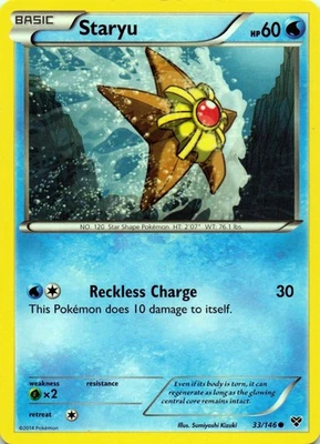 Staryu 33/146 XY Base Set Common - LP - Image 1 of 2