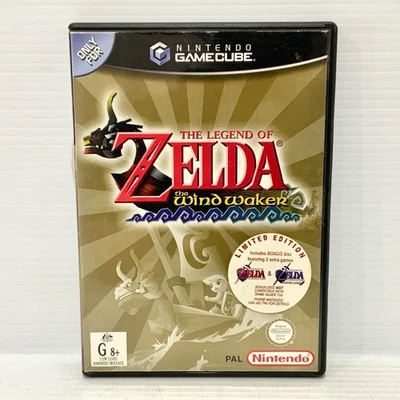 The Legend Of Zelda Wind Waker + Ocarina Of Time + Manual - Nintendo GameCube - Image 1 of 4