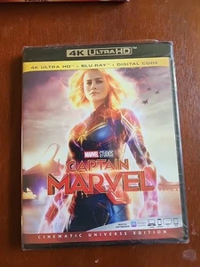 CAPTAIN MARVEL 2019 4K ULTRA HD BLU RAY DIGITAL BRAND NEW SEALED BRIE LARSON - Imagen 1 de 2