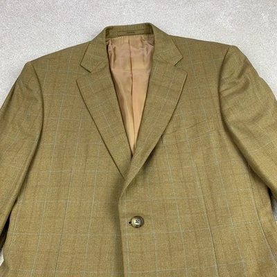 Blazer Ermenegildo Zegna Hombres 52R Cachemira Seda Deportes Abrigo Chaqueta Italia Foto 1 de 4
