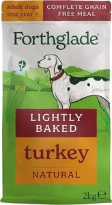 Forthglade Lightly Baked Dry Dog Food - Grain Free TURKEY & Sweet Potato - 2 - Picture 1 of 7