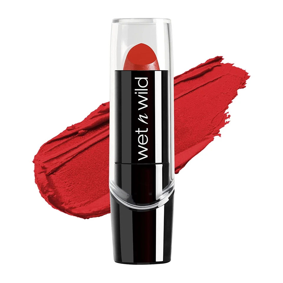 Wet N Wild Silk Finish Lipstick, Hydrating Rich Buildable Lip Color, Formulated  - Image 1 of 4