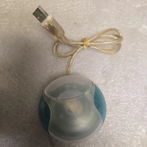 Apple USB Hockeypuck Mouse Clear M4848 iMac Power Mac G3 G4 G5. FREE SHIPPING - Picture 1 of 4