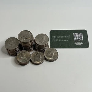 Großer Nachlass Verkauf Kennedy Half Dollar Münzsammlung 30 $ Nennwert - Bild 1 von 10