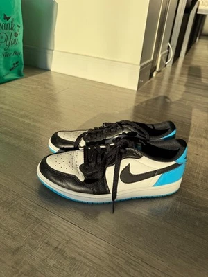 Talla 9.5 - Air Jordan 1 Retro OG Bajo UNC Foto 1 de 2