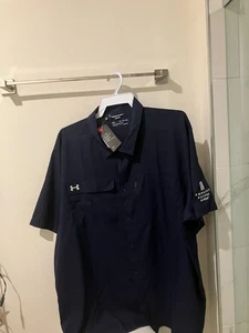 Under Armour Embassy Suites Hilton   short button  Shirt 3XL XXXL loose NEW NWT - Picture 1 of 3