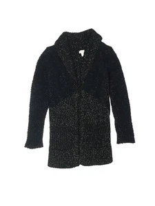 Cat & Jack Girls Black Cardigan 10 - Picture 1 of 2