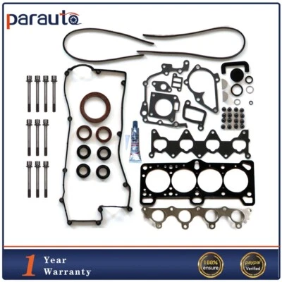 Juego de juntas de culata para Kia Rio Rio5 2006-2011 con pernos para Hyundai Accent 1,6 L Foto 1 de 4