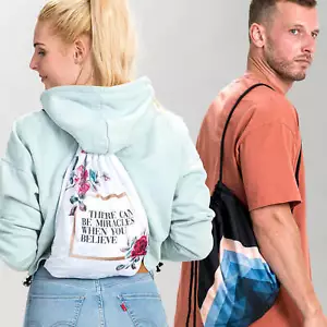 Turnbeutel mit verschiedenen Motiven, kleiner Rucksack mit Sprüchen und Mustern - Bild 1 von 17