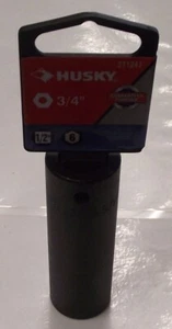 Husky 1/2" Drive 3/4" 6 Point Deep Impact Socket SAE  27124 - Picture 1 of 1