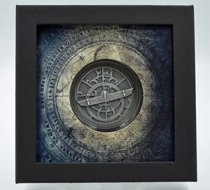 Moneda de plata Islas Cook 2023 - astrolabio - 2 oz - Imagen 1 de 7