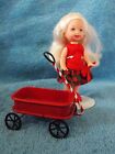 Kelly Doll Size Red Christmas Wagon Only For Diorama