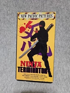 Ninja Terminator Rare Action Martial Arts Front Row Entertainment VHS 1993 - Picture 1 of 4