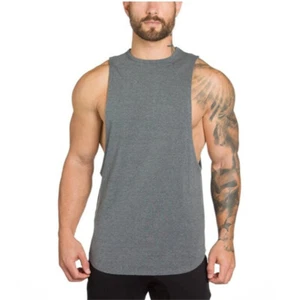 Men Gym Singlets Workout Tank Top Muscle Bodybuilding Fitness Sleeveless T-shir - Picture 1 of 11
