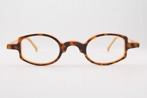 Rare Authentic Anne et Valentin DAMUS 71 38mm Tortoise Yellow Glasses France - Picture 1 of 5