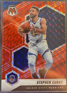 2020 Mosaic Stephen Curry Red Mosaic Warriors #175