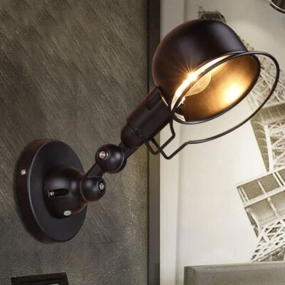 Antique Swing Arm Wall Mounted Light Industrial Wall Sconce Lamp Balcony Light - Image 1 of 4