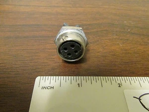 HRS 4-Conductor Female Connector Bayonet Type Panel Mount - Picture 1 of 1