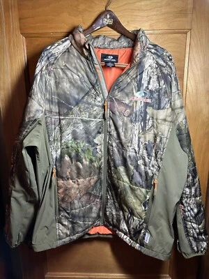 Mossy Oak Camo Jacket Full Zip Green Size XL Thinsulated Breakout Country - Image 1 of 4