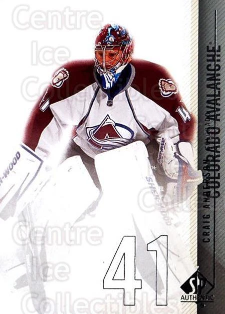 2010-11 Sp Authentic #74 Craig Anderson - Image 1 of 1