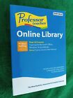 PROFESSOR TEACHES ONLINE LIBRARY one year; 3 user NEW; SEALED