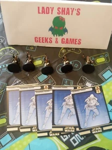 Star Wars Miniatures CLONE STRIKE 5 Quarren Raiders 56/60 - Picture 1 of 2
