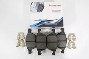 Asianautos Full Ceramic Front Brake Pads With Hardware for Mazda 5 2006-2015 - Picture 1 of 4