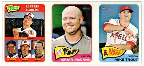2014 THRU 2018 TOPPS HERITAGE BOX TOPPER PANELS YOU PICK $1.99-$24.99 (SEE PICS) Cover