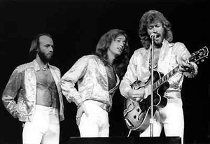 Bee Gees Barry Gibb Robin Gibb Maurice Gibb 11.7x16.5 Glossy Photo Poster - Picture 1 of 1