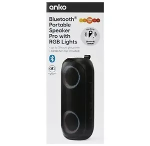 Altavoz portátil ANKO Bluetooth Pro con luz RGB inalámbrico - Imagen 1 de 7