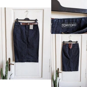 Neu mit Etikett Tom Ford Denim Damenrock - Bild 1 von 9