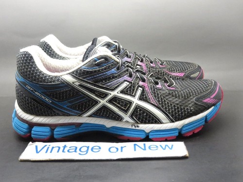 Scarpe da corsa donna Asics GT 2000 nero bianco blu elettrico T2K8N taglia 6 5 D
