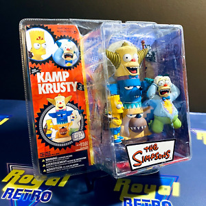 McFarlane Toys The Simpsons Kamp Krusty Bart & Krusty 4” Figures Episode 8F24