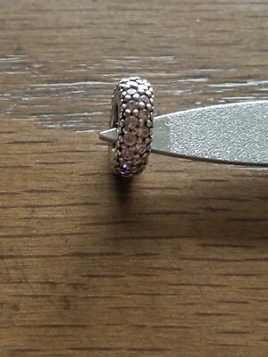 Nuevo espaciador auténtico Pandora rosa circonita cúbica inspiración interior 791359 piezas Foto 1 de 4