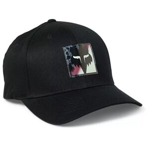 New Fox Racing Black Detonate Flexfit Hat