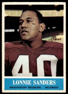 1964 Philadelphia Lonnie Sanders Rookie Washington Redskins #193 - Image 1 of 2