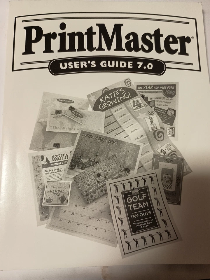 PRINTMASTER USER’S GUIDE 7.0 MINDSCAPE Paperback Book N8 - Image 1 of 1