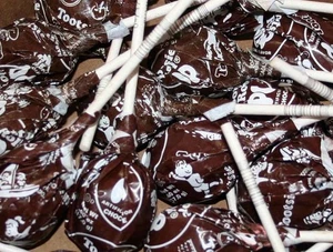 25X Chocolate Tootsie Roll Pops TWO DOZEN +1 Lollipops FRESH, ships in box - Picture 1 of 5