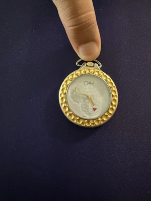 Reloj Collar Colgante Colibri Golf Mujer 47mm Tono Plata con Cadena Foto 1 de 3