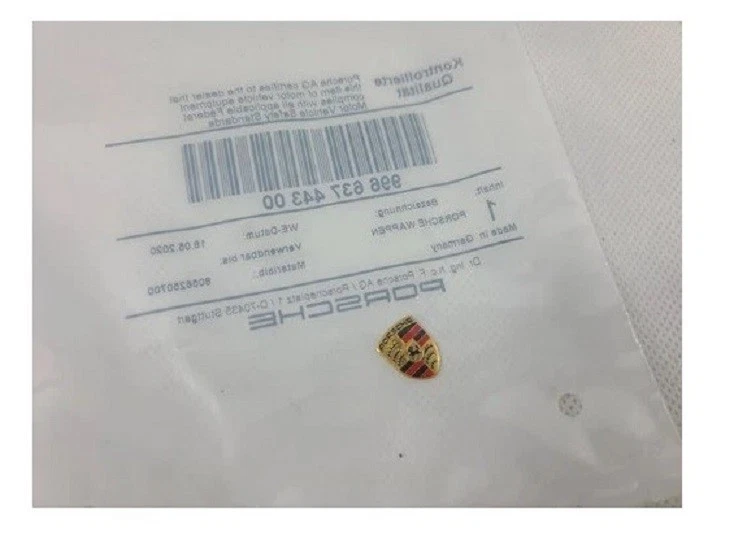 Llavero Boxster genuino Porsche 911 996 986 emblema de escudo de color 99663744300 Foto 1 de 1