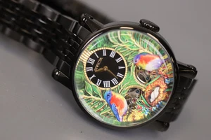 INVICTA Vintage Dama 42 mm Acero Inoxidable Negro Esfera Negra JHLS33 Automático - Imagen 1 de 8