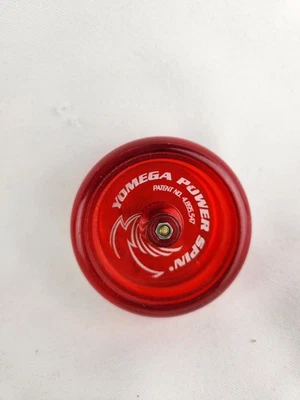 Juguete giratorio rojo vintage años 90 Yomega Power Spin YO-YO - SIN CUERDA - nostálgico Foto 1 de 4
