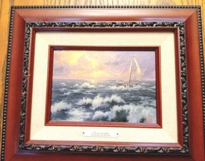 Thomas Kinkade Giclee "Perseverance"Print On Canvas 10 By 12 Framed COA Included - Picture 1 of 7