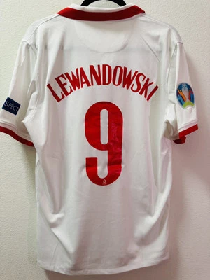 CAMISETA POLONIA LOCAL EURO 2020 ROBERT LEWANDOWSKI [L] AUTÉNTICA FÚTBOL NIKE Foto 1 de 4